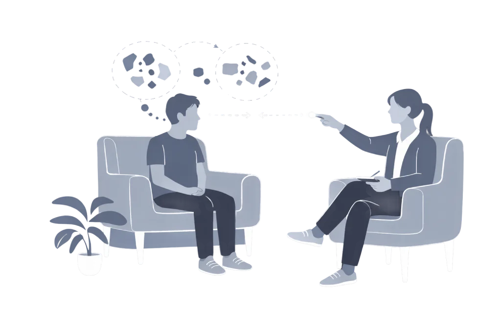 Иллюстрация EMDR-сессии